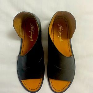 Free People Mont Blanc sandals.  Black, size 38